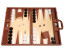 Silverman & Co Premium L backgammonspel i brunt(4123)