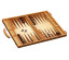 Backgammon komplett set i trä Kreta M