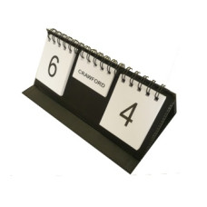 Backgammon Score board Folding design in black