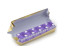 Kasino precisionstärningar 19 mm Serie-numrerade 5-pack i violett