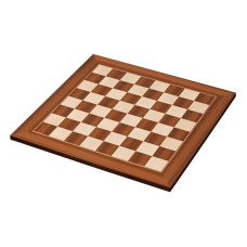 Narrow Border Flat Wooden Chess Board 23" Solid Sheesham/Maple Size 2-1/2" Sq 