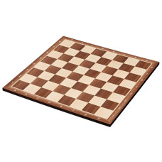 Maple & Mahogany Wooden Chess Board 2.5" With Notation & Logo 