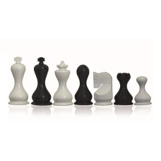 Schackpjäser i modern stil Gallant Glossy 95 mm