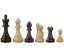 Schackpjäser handsnidade i trä Justitian 105 mm (2245)
