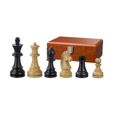 Wooden Chessmen Ludwig XIV hand-carved KH 83 mm