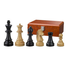 Wooden Chessmen Ludwig XIV hand-carved KH 90 mm