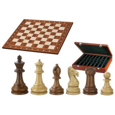 Chess Set Combo Board & 3 3/4" King PIECES-Free Ship vert sac avec boucle 