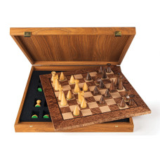 Chess complete set in Walnut Burl ML Pyramid 