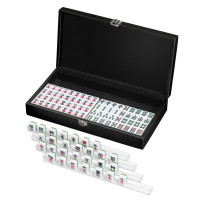 Mahjong Basic med pjäshållare i akryl 
